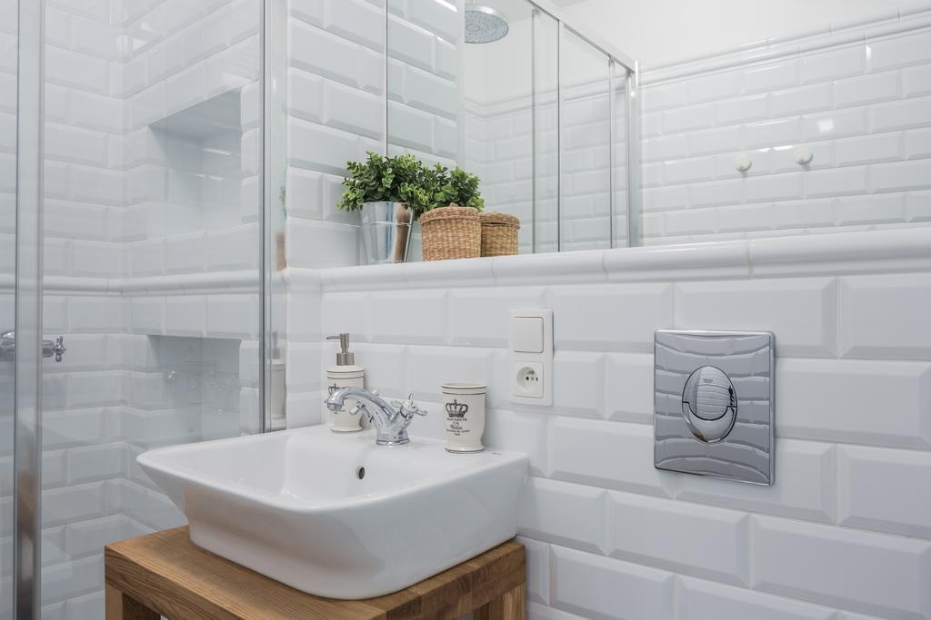 Baker Street Apartman Varsó Szoba fotó
